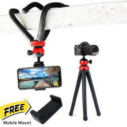 Octopus Tripod For Smartphone with Mobile Mount