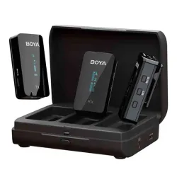 BOYA by XM6-K2 2.4GHz Ultra compact Wireless Microphone With Power Bank BOYA by XM6-K2 2.4GHz Ultra compact Wireless Microphone With Power Bank